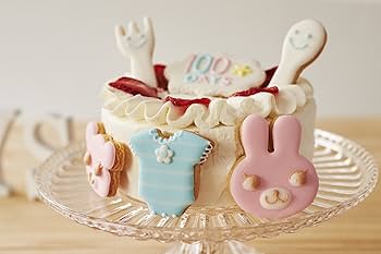 Amazon.co.jp: お食い初めケーキ 100日祝い お食い初め はれももか